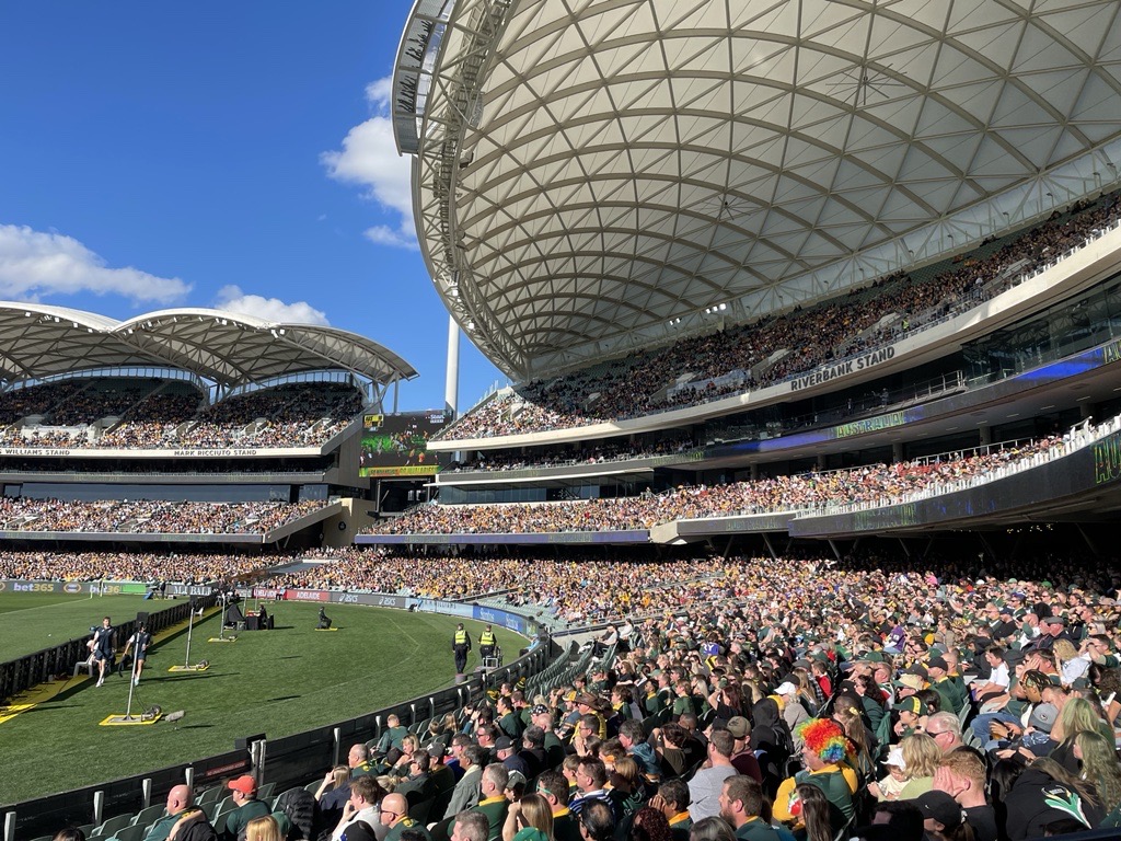 Rugby Scores Record High At Adelaide Oval Mirage News   Rugby Adelaide Oval 